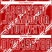 Custom Red White Sublimation Soccer Uniform Jersey