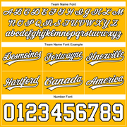 Custom Gold White-Black Authentic Basketball Shorts