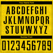 Custom Gold Black Sublimation Soccer Uniform Jersey