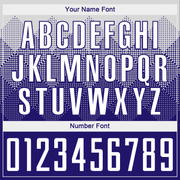 Custom White Dark Purple Sublimation Soccer Uniform Jersey