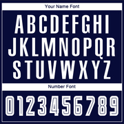 Custom Light Blue White-Navy Sublimation Fade Fashion Soccer Uniform Jersey