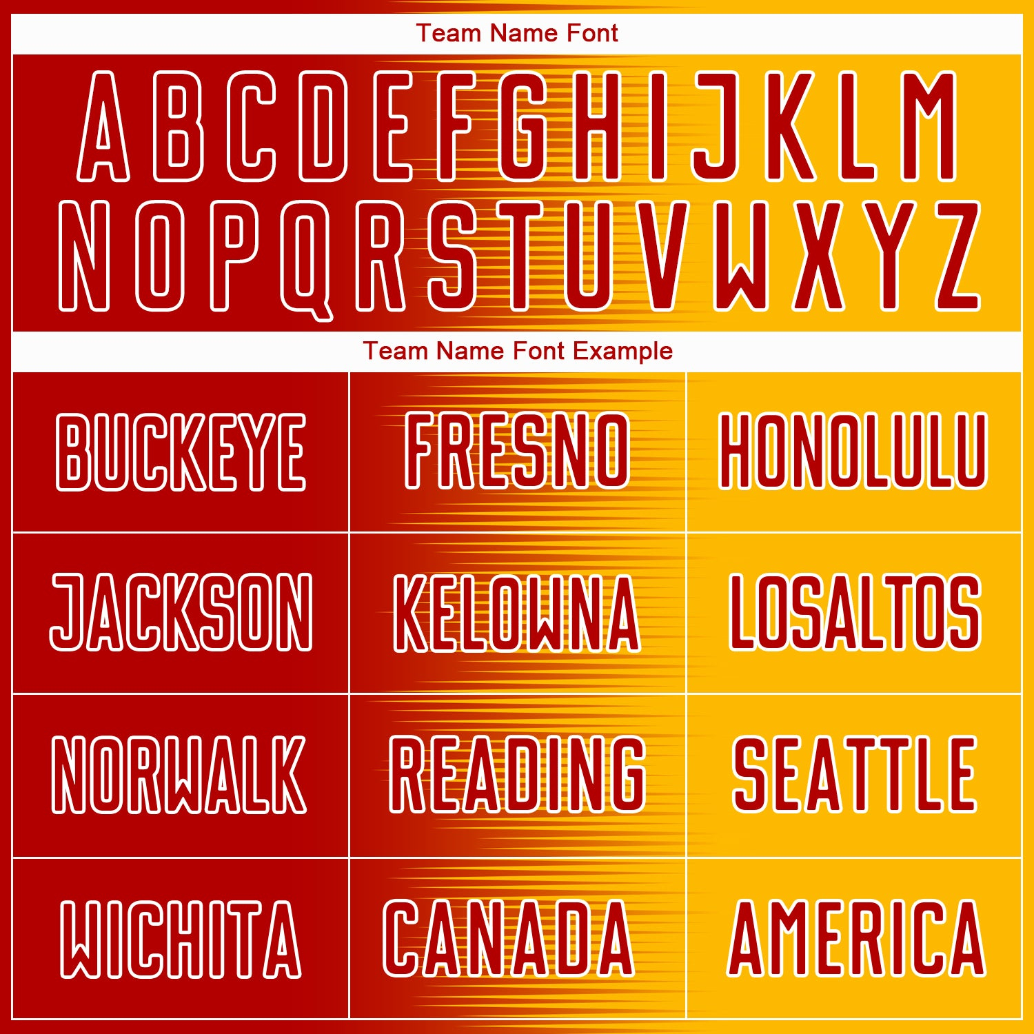 Custom Red Gold-White Gradient Line Sublimation Soccer Uniform Jersey