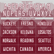 Custom Crimson White Sublimation Soccer Uniform Jersey