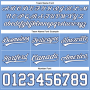 Custom Light Blue White-Navy Authentic Basketball Shorts