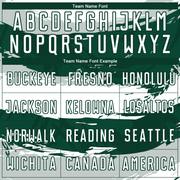 Custom Green White Sublimation Soccer Uniform Jersey