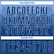 Custom Light Blue Navy-White Sublimation Soccer Uniform Jersey