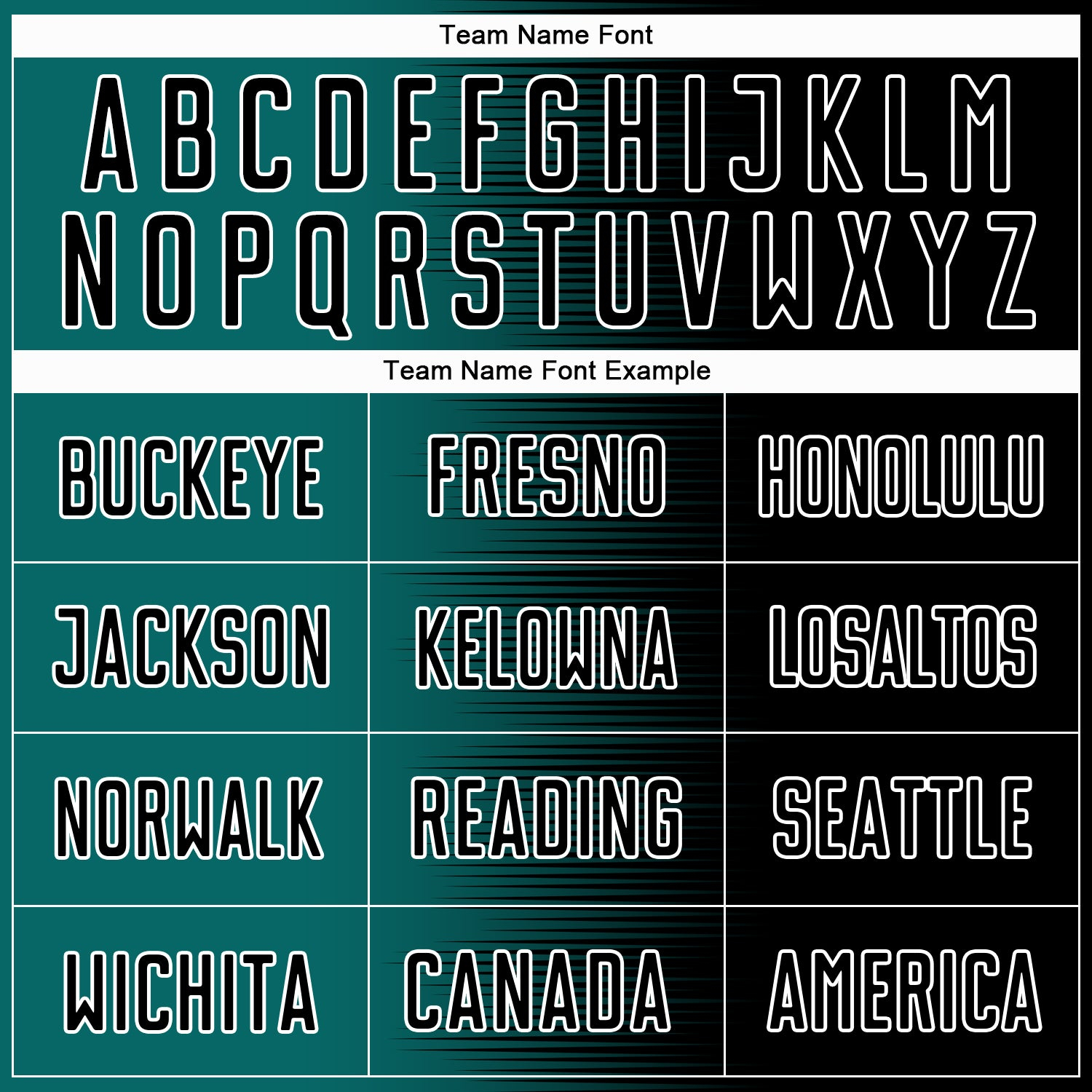 Custom Black Teal-White Gradient Line Sublimation Soccer Uniform Jersey