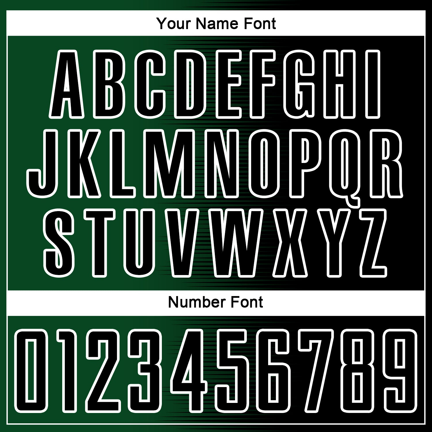 Custom Black Green-White Gradient Line Sublimation Soccer Uniform Jersey