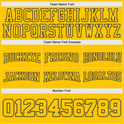 Custom Gold Gold-Navy Authentic Throwback Basketball Shorts