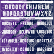 Custom Graffiti Pattern Purple-Navy Scratch Sublimation Soccer Uniform Jersey