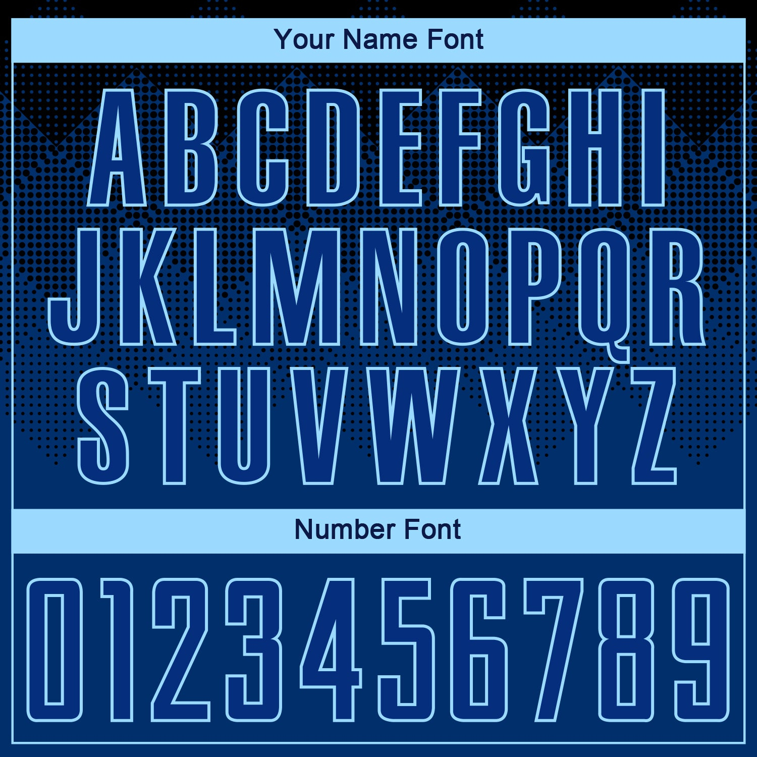 Custom Black US Navy Blue-Light Blue Sublimation Soccer Uniform Jersey