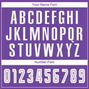 Custom Purple White-Black Sublimation Fade Fashion Soccer Uniform Jersey