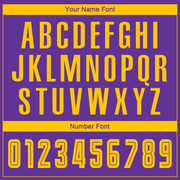 Custom Purple Gold-Black Sublimation Fade Fashion Soccer Uniform Jersey