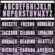 Custom Black Light Purple-White Line Sublimation Soccer Uniform Jersey