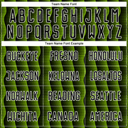 Custom Black Neon Green-White Geometric Shape Sublimation Soccer Uniform Jersey