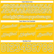 Custom White Gold-Light Blue Authentic Throwback Split Fashion Basketball Shorts