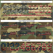 Custom Camo Vintage USA Flag-Cream Authentic Salute To Service Basketball Shorts