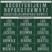 Custom Green Gray Performance Golf Polo Shirt