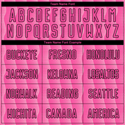 Custom Pink Light Pink-Black Geometric Shape Sublimation Soccer Uniform Jersey