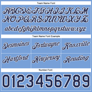 Custom Gold Navy-Light Blue Authentic Throwback Split Fashion Basketball Shorts