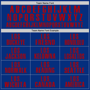 Custom Royal Red Performance Golf Polo Shirt