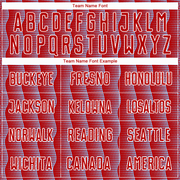 Custom Red Light Blue-White Geometric Shape Sublimation Soccer Uniform Jersey