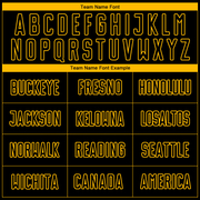 Custom Black Gold Sublimation Soccer Uniform Jersey