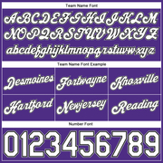 Custom Purple Black Pinstripe White-Gray Authentic Basketball Shorts