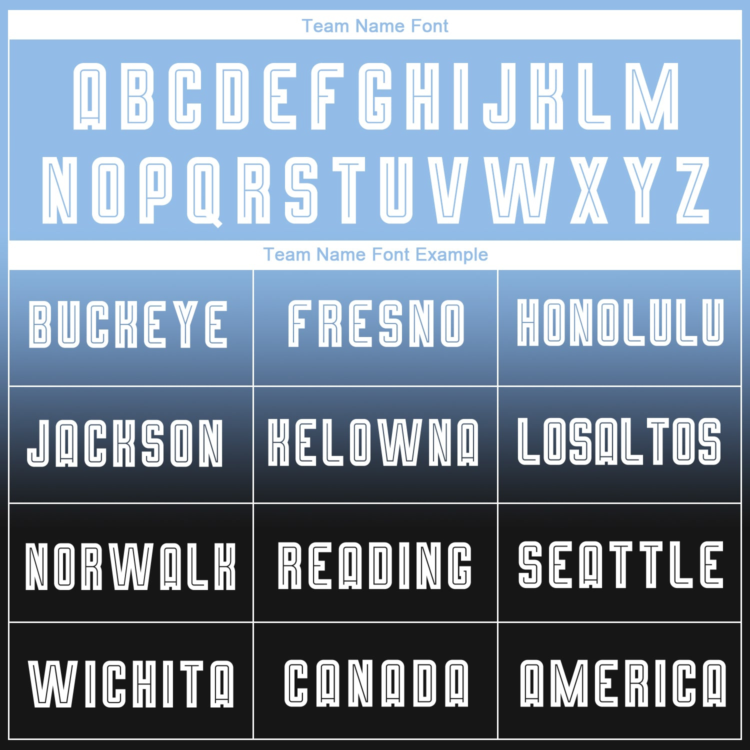 Custom Light Blue White-Black Sublimation Long Sleeve Fade Fashion Soccer Uniform Jersey