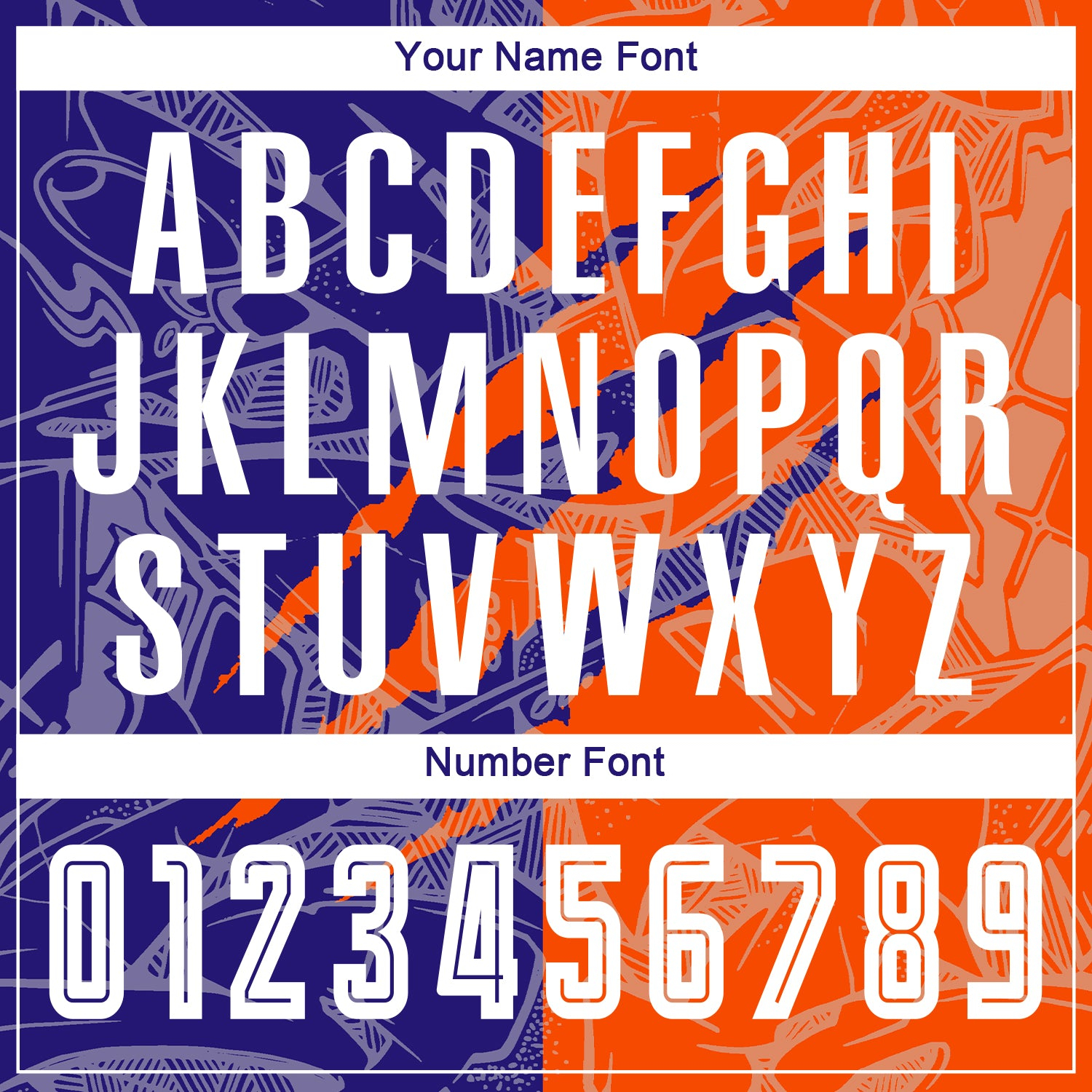 Custom Graffiti Pattern Dark Purple-Orange Scratch Sublimation Soccer Uniform Jersey