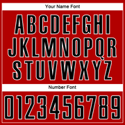 Custom Red Black-White Sublimation Soccer Uniform Jersey