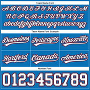 Custom Blue White Navy-Red Authentic Throwback Basketball Shorts