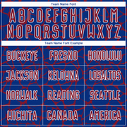 Custom Royal Crimson-White Abstract Network Splash Sublimation Soccer Uniform Jersey