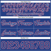 Custom Royal Royal-Red Authentic Throwback Basketball Shorts