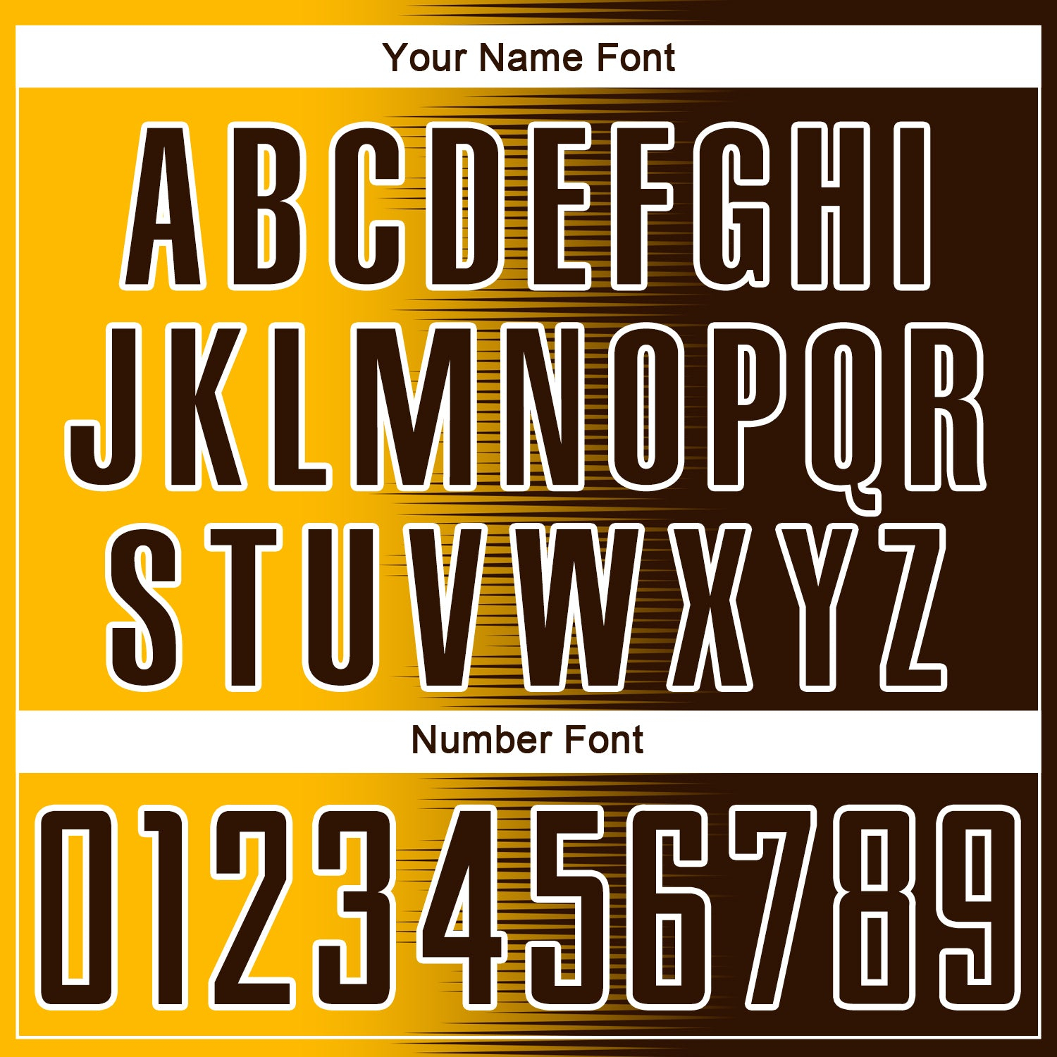 Custom Brown Gold-White Gradient Line Sublimation Soccer Uniform Jersey