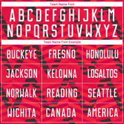 Custom Red White-Black Sublimation Soccer Uniform Jersey