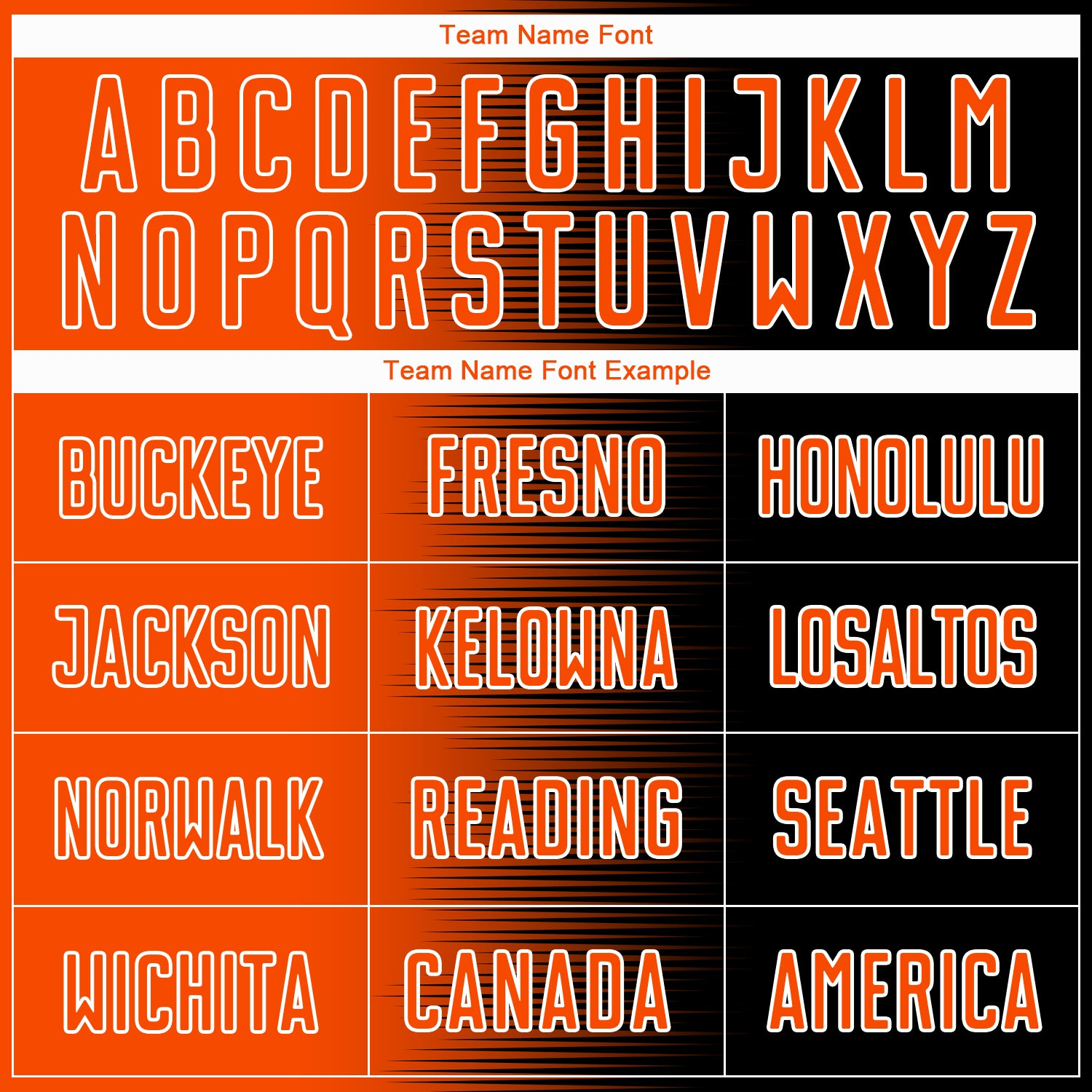 Custom Black Orange-White Gradient Line Sublimation Soccer Uniform Jersey