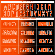 Custom Black Orange-White Gradient Line Sublimation Soccer Uniform Jersey