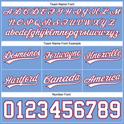 Custom Light Blue White-Maroon Authentic Basketball Shorts