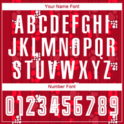 Custom Red White Home Sublimation Soccer Uniform Jersey