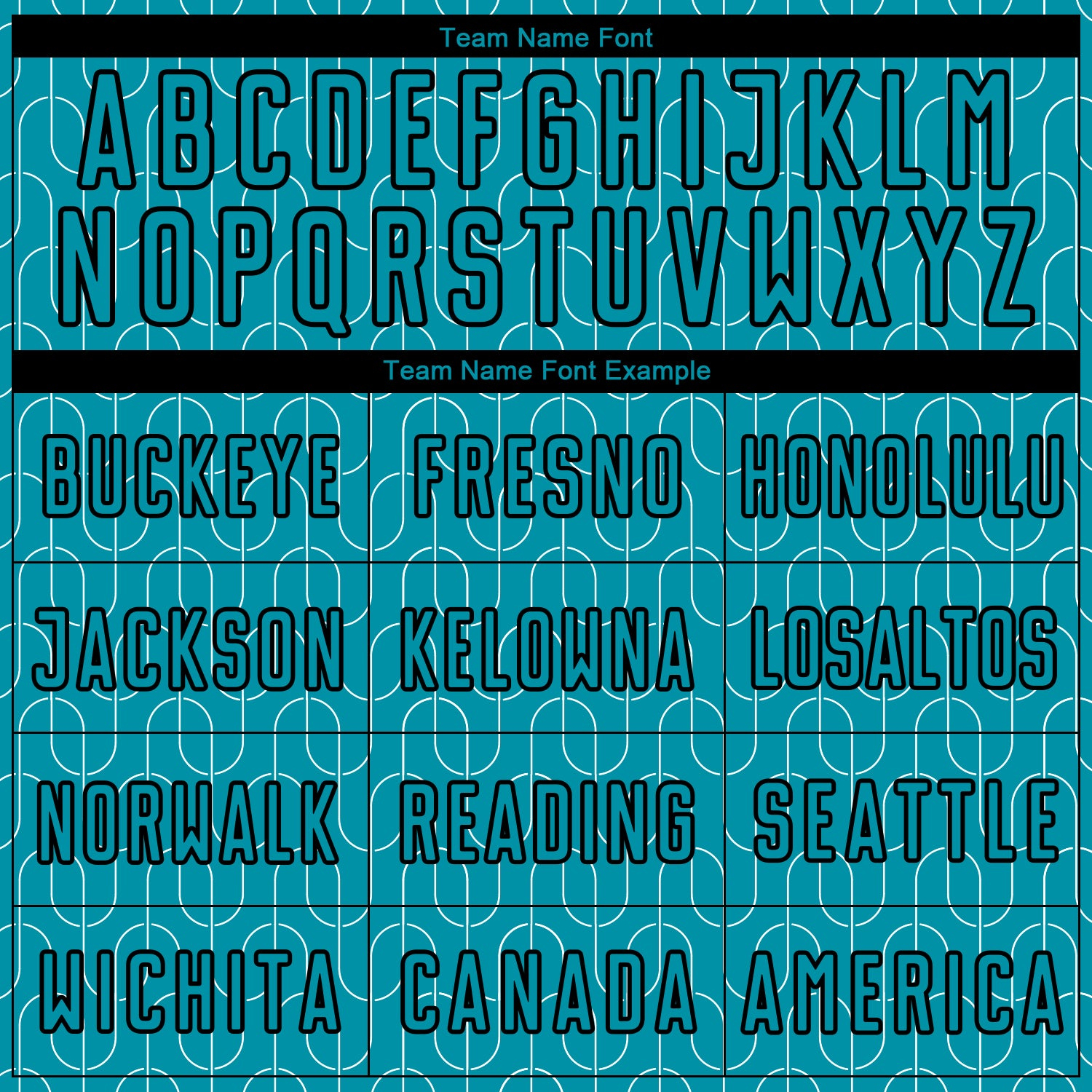 Custom Teal Black Geometric Pattern Sublimation Soccer Uniform Jersey