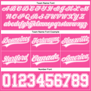 Custom Pink White Authentic Throwback Basketball Shorts