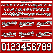 Custom Red White-Black Authentic Basketball Shorts