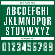 Custom Kelly Green White-Black Sublimation Fade Fashion Soccer Uniform Jersey