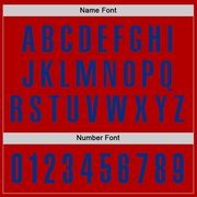 Custom Red Royal Performance Golf Polo Shirt