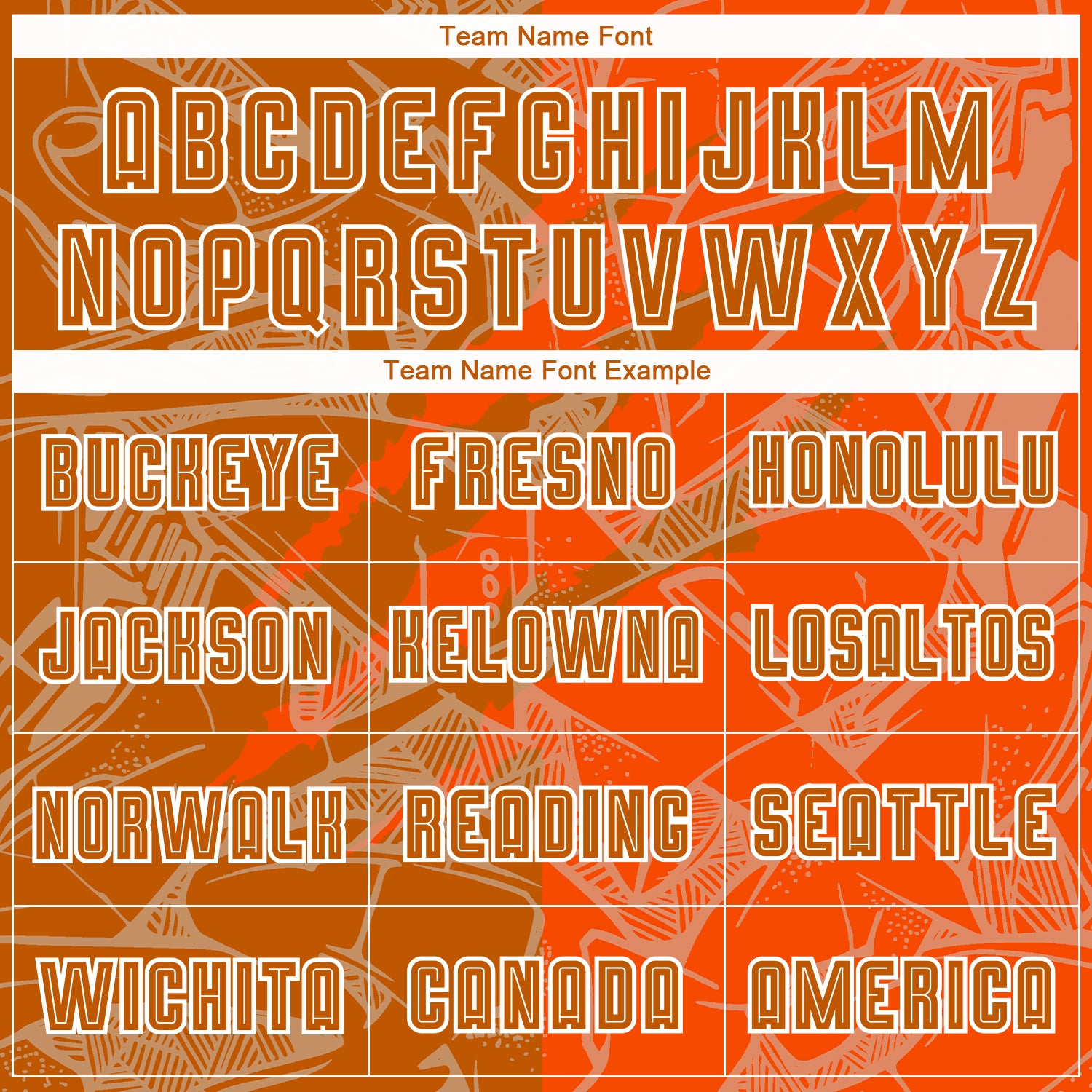 Custom Graffiti Pattern Texas Orange-Orange Scratch Sublimation Soccer Uniform Jersey