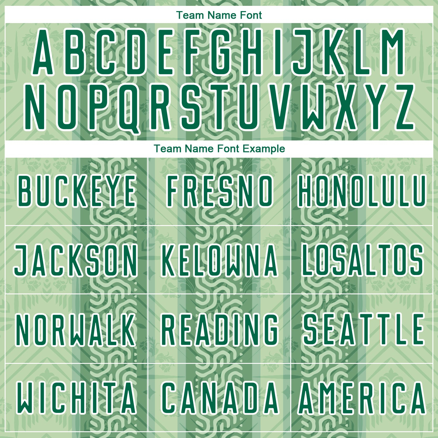 Custom Kelly Green Pea Green-White Ethnic Stripes Sublimation Soccer Uniform Jersey