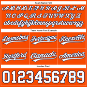 Custom Orange White-Navy Authentic Basketball Shorts