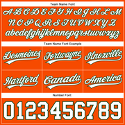 Custom Orange White-Green Authentic Basketball Shorts