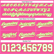 Custom Pink White-Neon Green Authentic Throwback Basketball Shorts